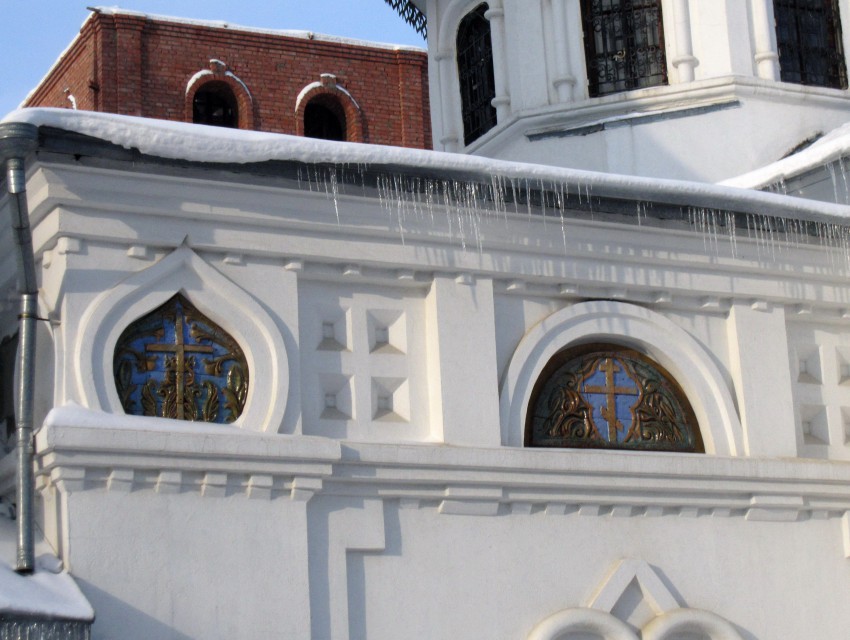 Церковь Боголюбской иконы Божией Матери, Пушкино (Пушкинский район и гг. Ивантеевка, Королёв, Московская область). архитектурные детали