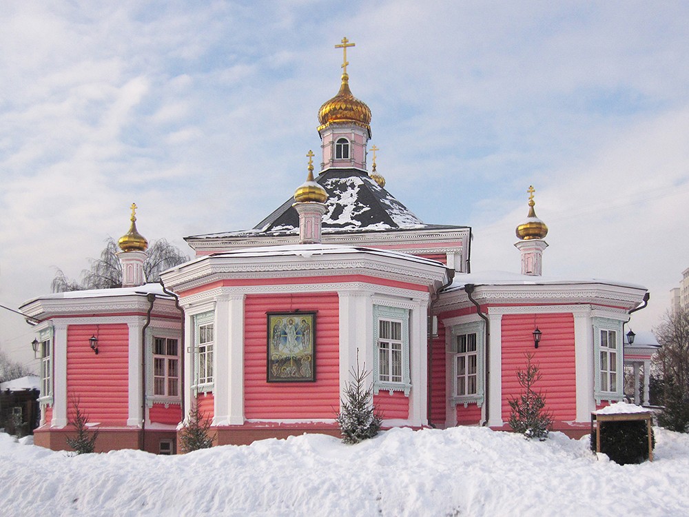 Богородское. Церковь Спаса Преображения в Богородском. фасады