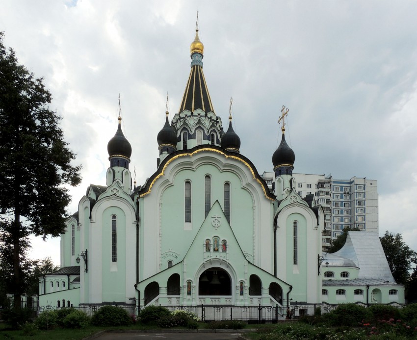 Сокольники. Церковь Воскресения Христова в Сокольниках. фасады