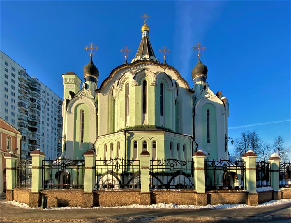 Церковь Воскресения Христова в Сокольниках, Сокольники (Восточный административный округ (ВАО), г. Москва). фасады, Южный фасад