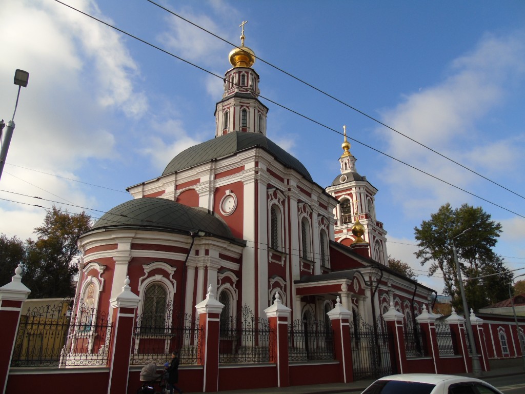 Таганский. Церковь Алексия, митрополита Московского, в Рогожской слободе. фасады