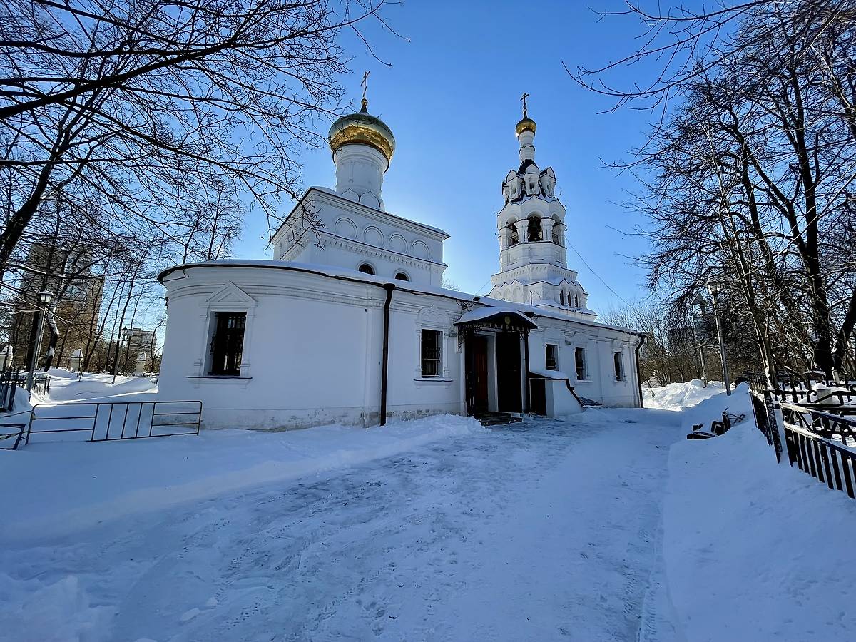 фасады. Церковь Илии Пророка в Черкизове, Преображенское (Восточный административный округ (ВАО), г. Москва)
