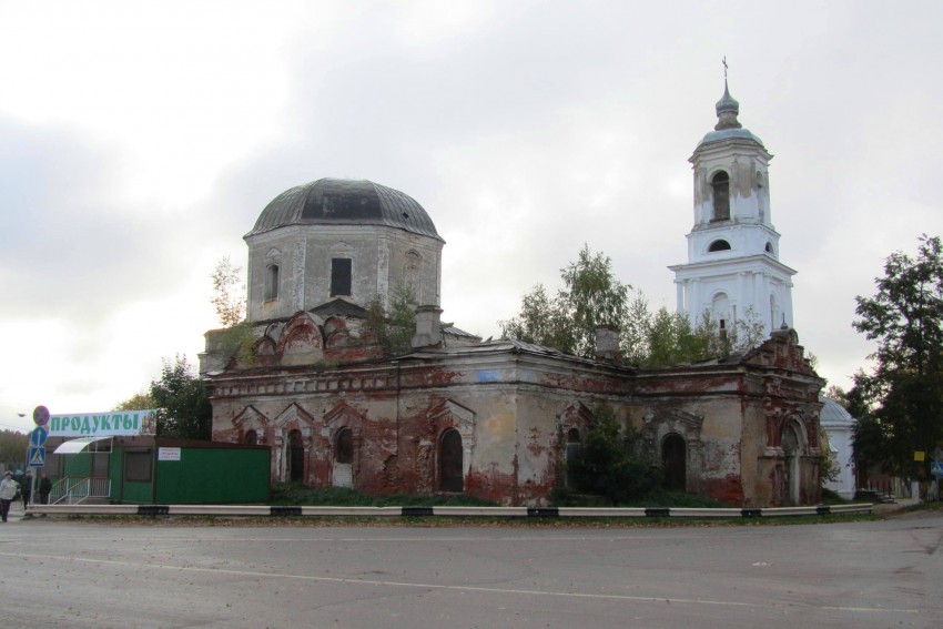 Рамешки. Церковь Троицы Живоначальной. фасады, вид с северо-запада