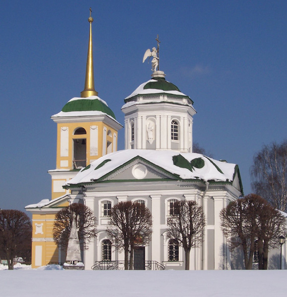 Вешняки. Церковь Спаса Всемилостивого в Кускове. фасады