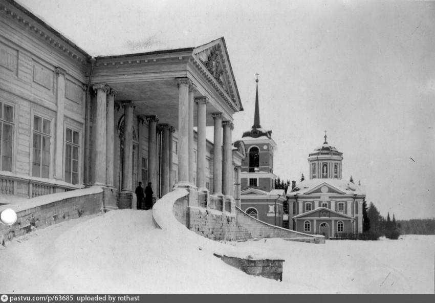 Вешняки. Церковь Спаса Всемилостивого в Кускове. архивная фотография,  Фото с сайта pastvu.ru Фото 1920-30-х годов. Архив ЦИГИ.