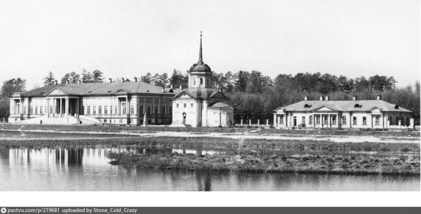 Церковь Спаса Всемилостивого в Кускове, Вешняки (Восточный административный округ (ВАО), г. Москва). архивная фотография, Фото с сайта pastvu.ru/