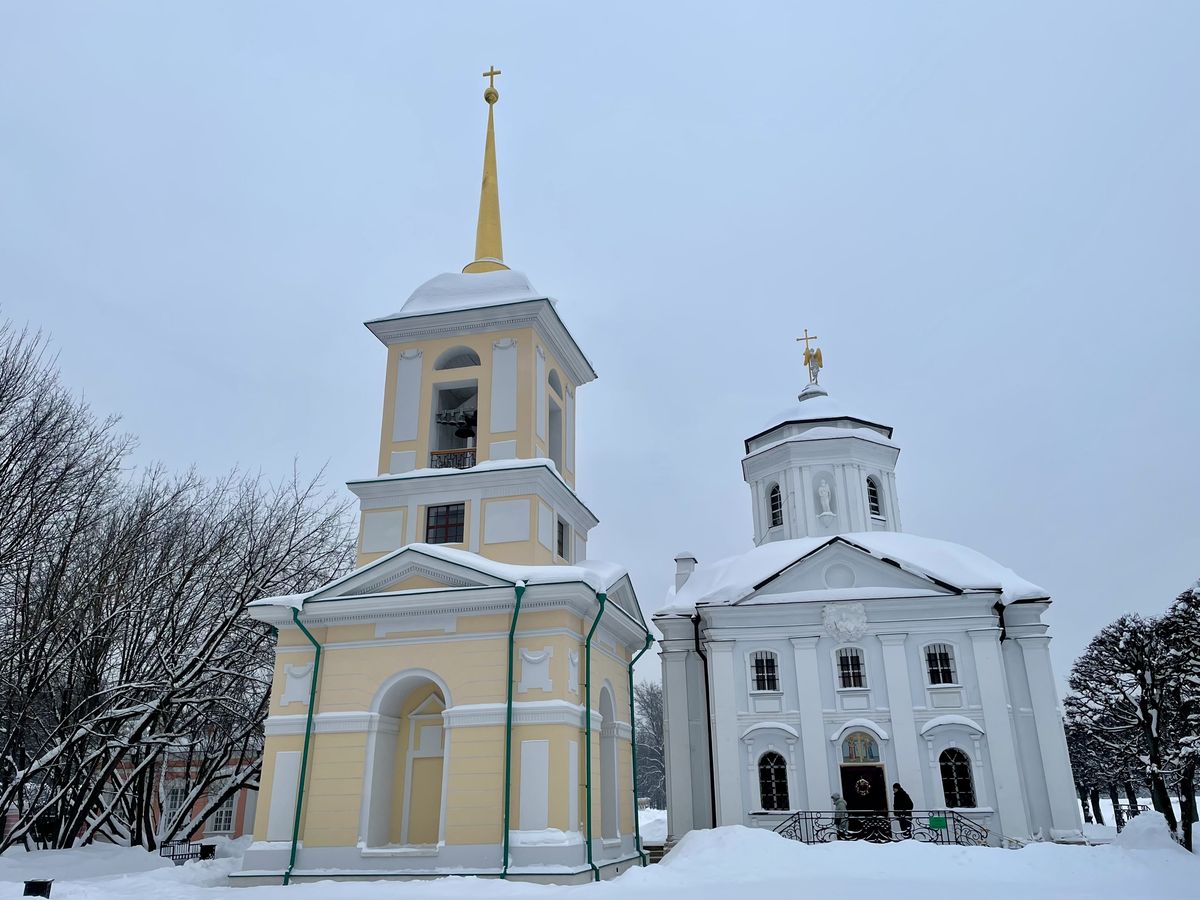 фасады. Церковь Спаса Всемилостивого в Кусково, Вешняки (Восточный административный округ (ВАО), г. Москва)