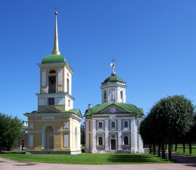 Москва. Церковь Спаса Всемилостивого в Кускове