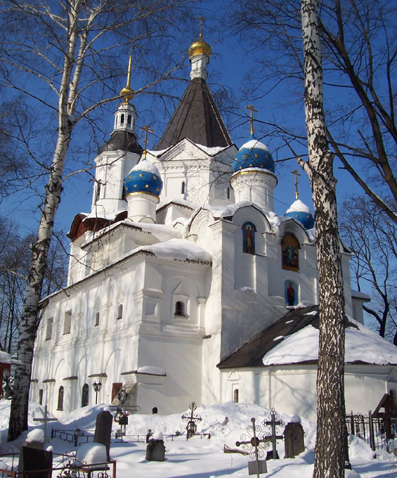 Вешняки. Церковь Успения Пресвятой Богородицы в Вешняках. фасады