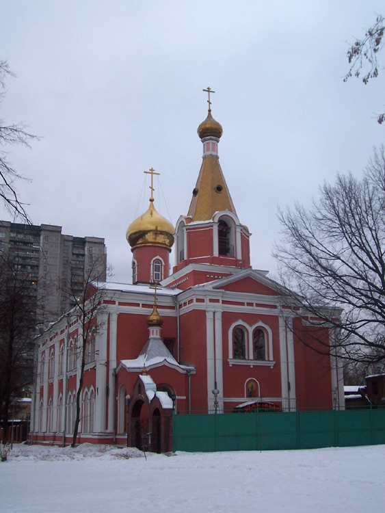 Церковь Воскресения Христова на бывшем Семёновском кладбище, Соколиная Гора (Восточный административный округ (ВАО), г. Москва). фасады