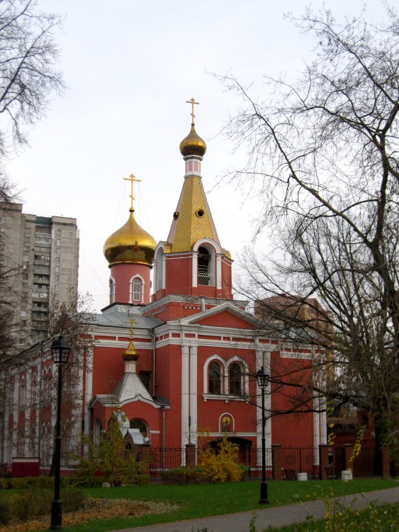 Церковь Воскресения Христова на бывшем Семёновском кладбище, Соколиная Гора (Восточный административный округ (ВАО), г. Москва). фасады, Москва. Церковь Воскресения Христова на быв. Семеновском кладбище.