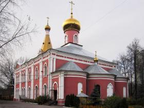 Москва. Церковь Воскресения Христова на бывшем Семёновском кладбище