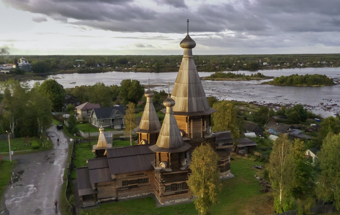 Кемь. Собор Успения Пресвятой Богородицы. фасады, Вид с юга