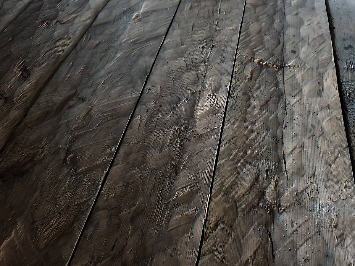 Рубленные деревянные полы притвора, интерьер и убранство. Собор Успения Пресвятой Богородицы, Кемь (Кемский район, Республика Карелия)