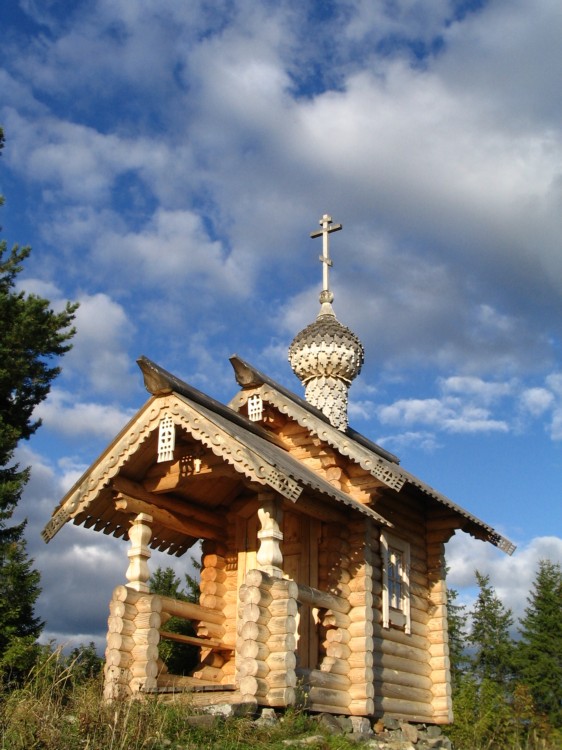 Спасская Губа. Часовня Спаса Преображения. фасады, Спасо-Преображенская часовня в с. Спасская Губа.