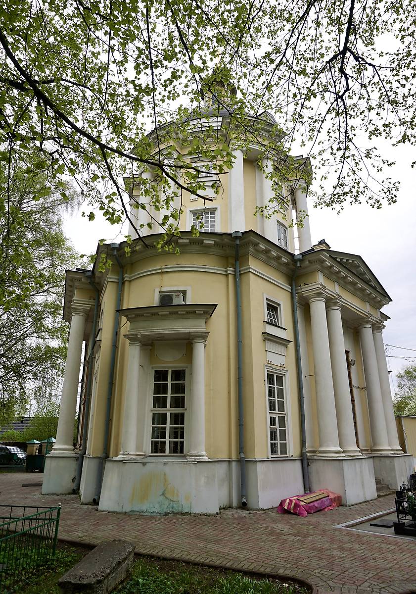 фасады. Церковь Владимирской иконы Божией Матери в Виноградове, Северный (Северо-Восточный административный округ (СВАО), г. Москва)