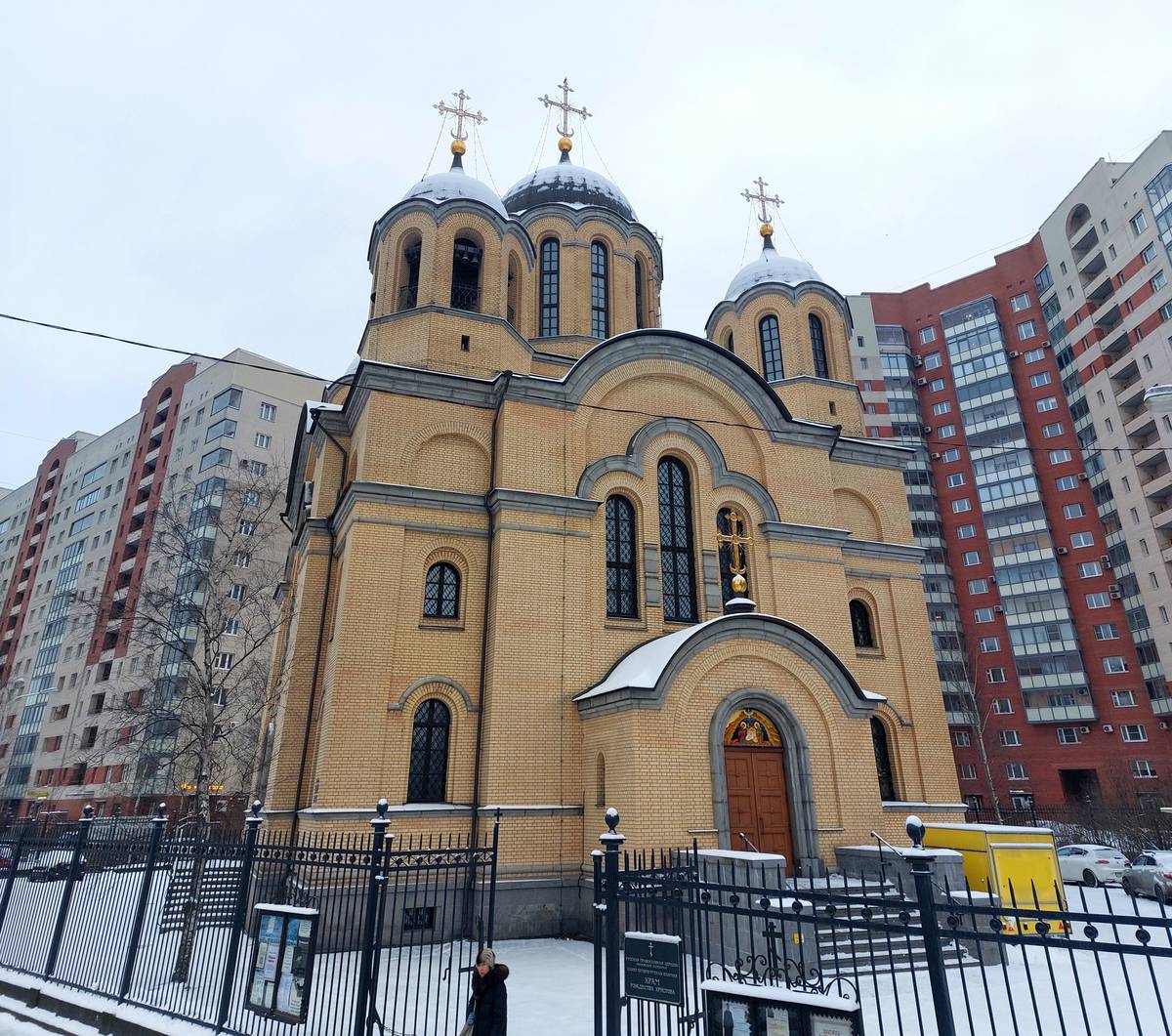 фасады. Церковь Рождества Христова, Невский район (Санкт-Петербург, г. Санкт-Петербург)