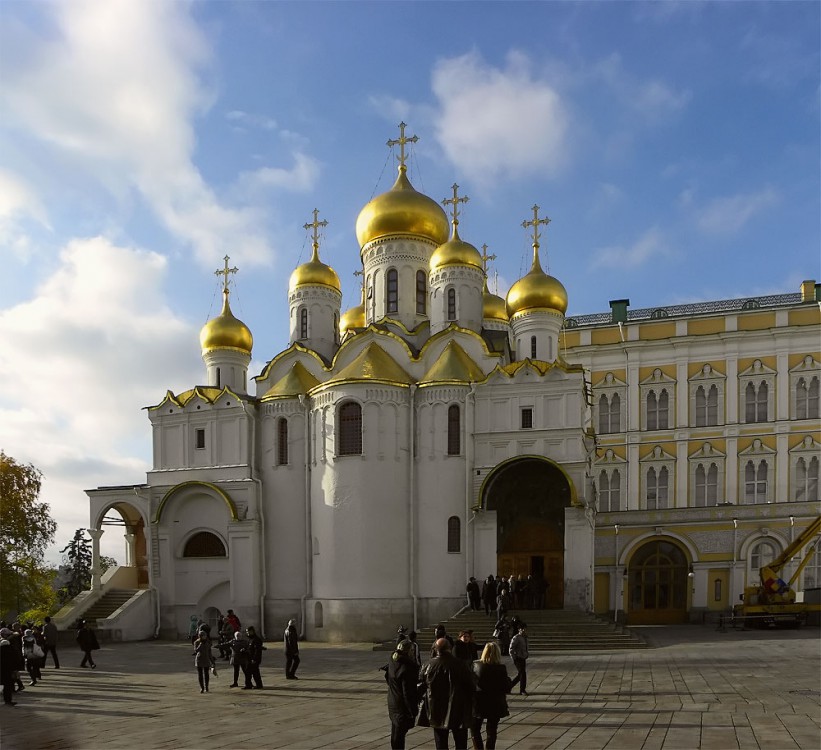 Кремль. Собор Благовещения Пресвятой Богородицы, Тверской (Центральный административный округ (ЦАО), г. Москва). фасады