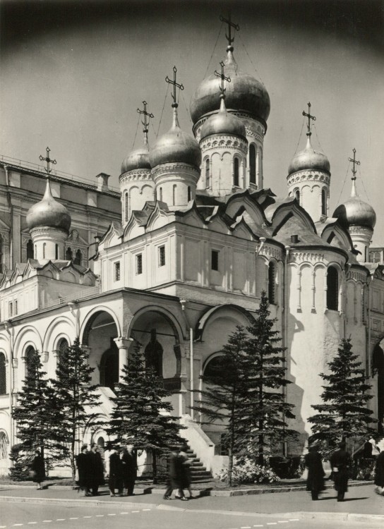 Тверской. Кремль. Собор Благовещения Пресвятой Богородицы. архивная фотография,  Фото Германа Гроссмана. 1958 год  https://humus.livejournal.com/5534823.html 