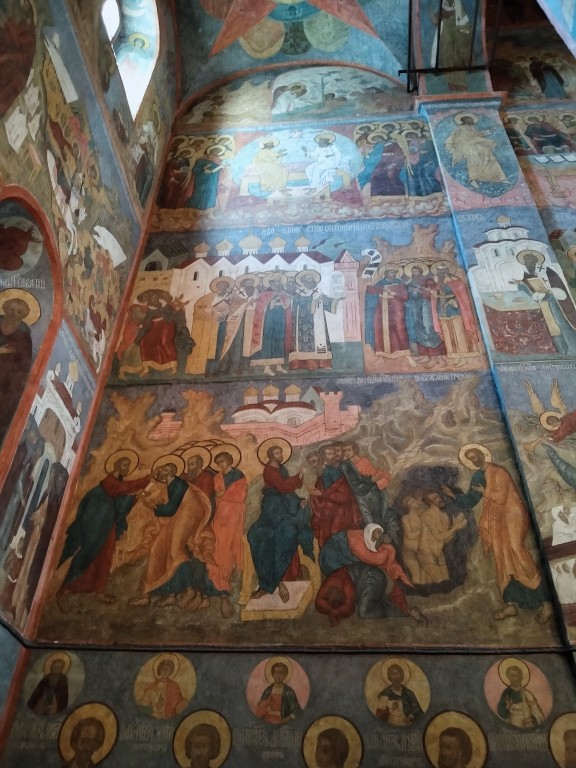 Кремль. Собор Михаила Архангела, Тверской (Центральный административный округ (ЦАО), г. Москва). интерьер и убранство, интерьер (росписи стен)