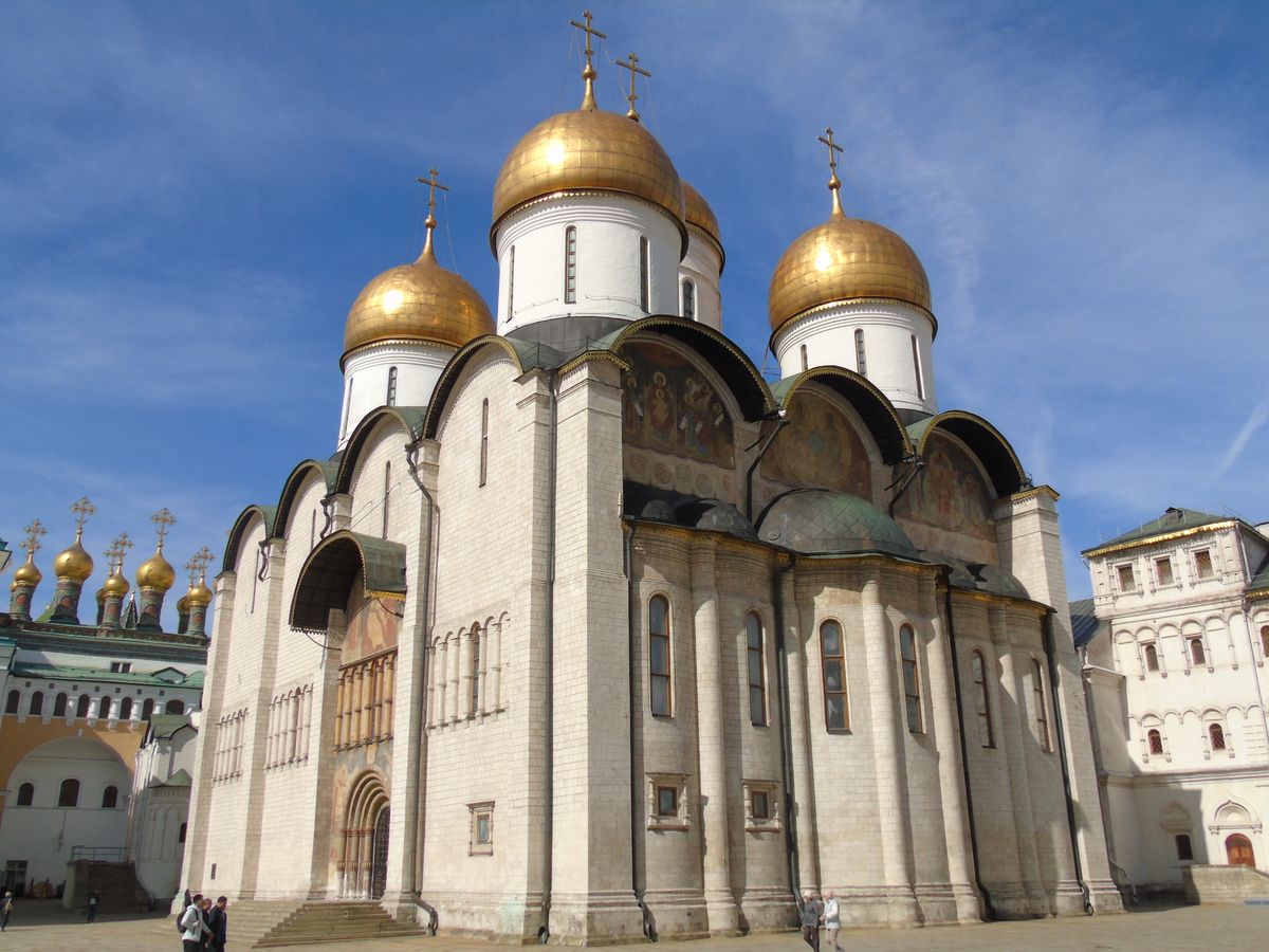Кремль. Патриарший собор Успения Пресвятой Богородицы, Тверской (Центральный административный округ (ЦАО), г. Москва). фасады
