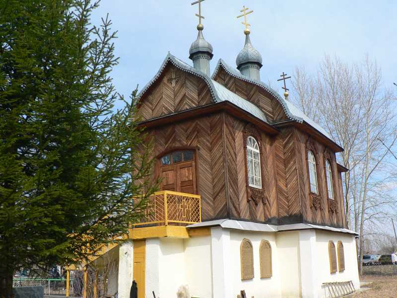 Омск. Церковь Воскресения Христова на Северо-Восточном кладбище. фасады