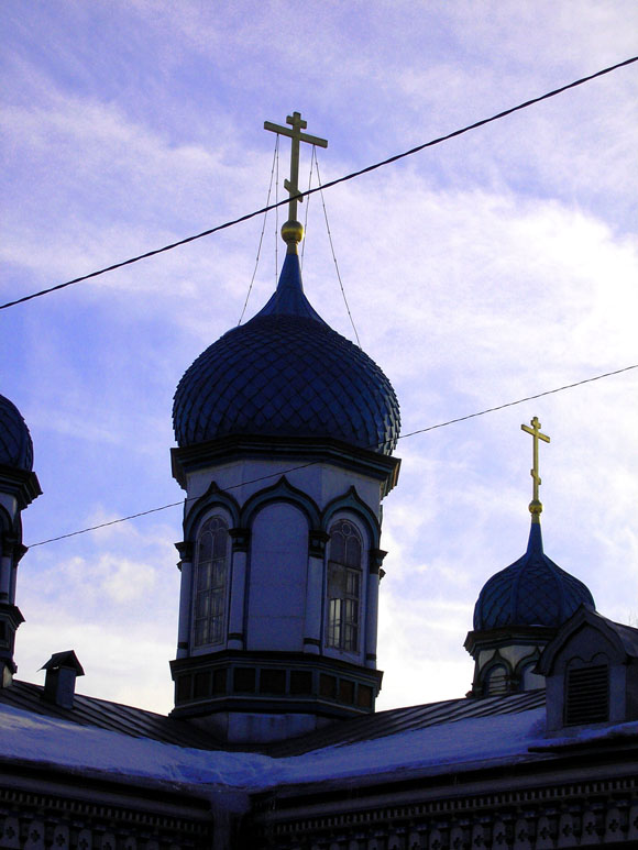 Церковь Николая Чудотворца на Рогожском кладбище, Нижегородский (Юго-Восточный административный округ (ЮВАО), г. Москва). архитектурные детали, Церковь Николая Чудотворца (главы храма)