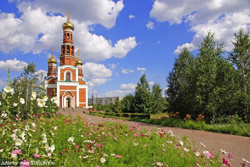 Кафедральный собор Рождества Христова, Омск (Омск, город, Омская область). общий вид в ландшафте