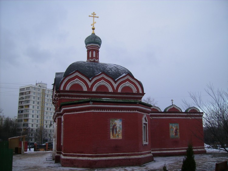 Бибирево. Церковь Сергия Радонежского в Бибиреве. фасады