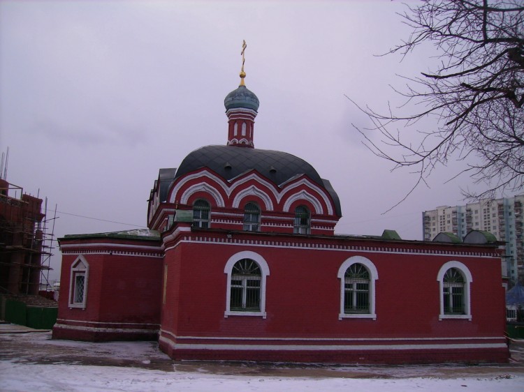 Бибирево. Церковь Сергия Радонежского в Бибиреве. фасады