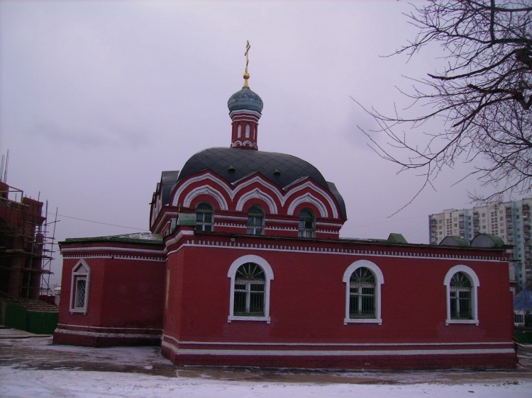 Церковь Сергия Радонежского в Бибиреве, Бибирево (Северо-Восточный административный округ (СВАО), г. Москва). фасады
