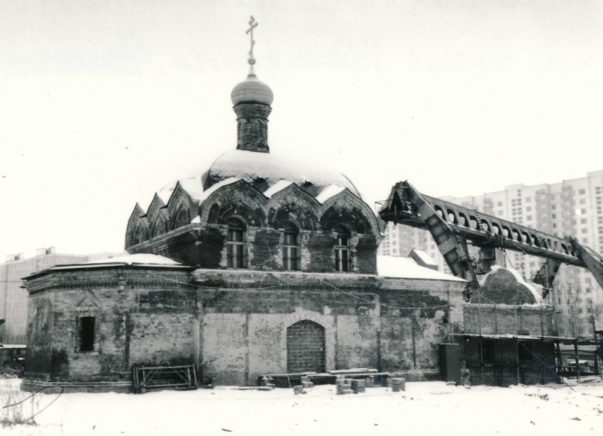 Церковь Сергия Радонежского в Бибиреве, Бибирево (Северо-Восточный административный округ (СВАО), г. Москва). фасады