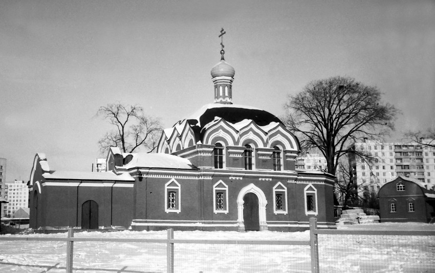 Церковь Сергия Радонежского в Бибиреве, Бибирево (Северо-Восточный административный округ (СВАО), г. Москва). фасады