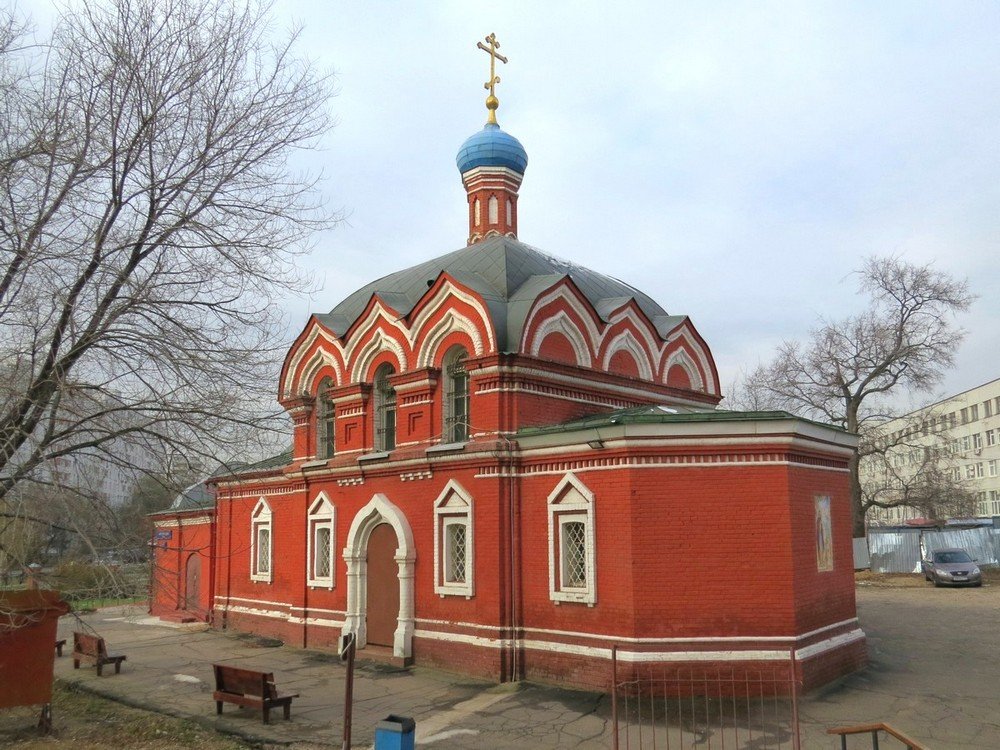 Бибирево. Церковь Сергия Радонежского в Бибиреве. фасады