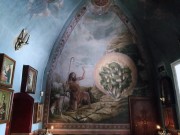 Церковь Ризоположения (Положения ризы Богородицы во Влахерне) в Леонове, росписи в левом приделе<br>, Москва, Северо-Восточный административный округ (СВАО), г. Москва