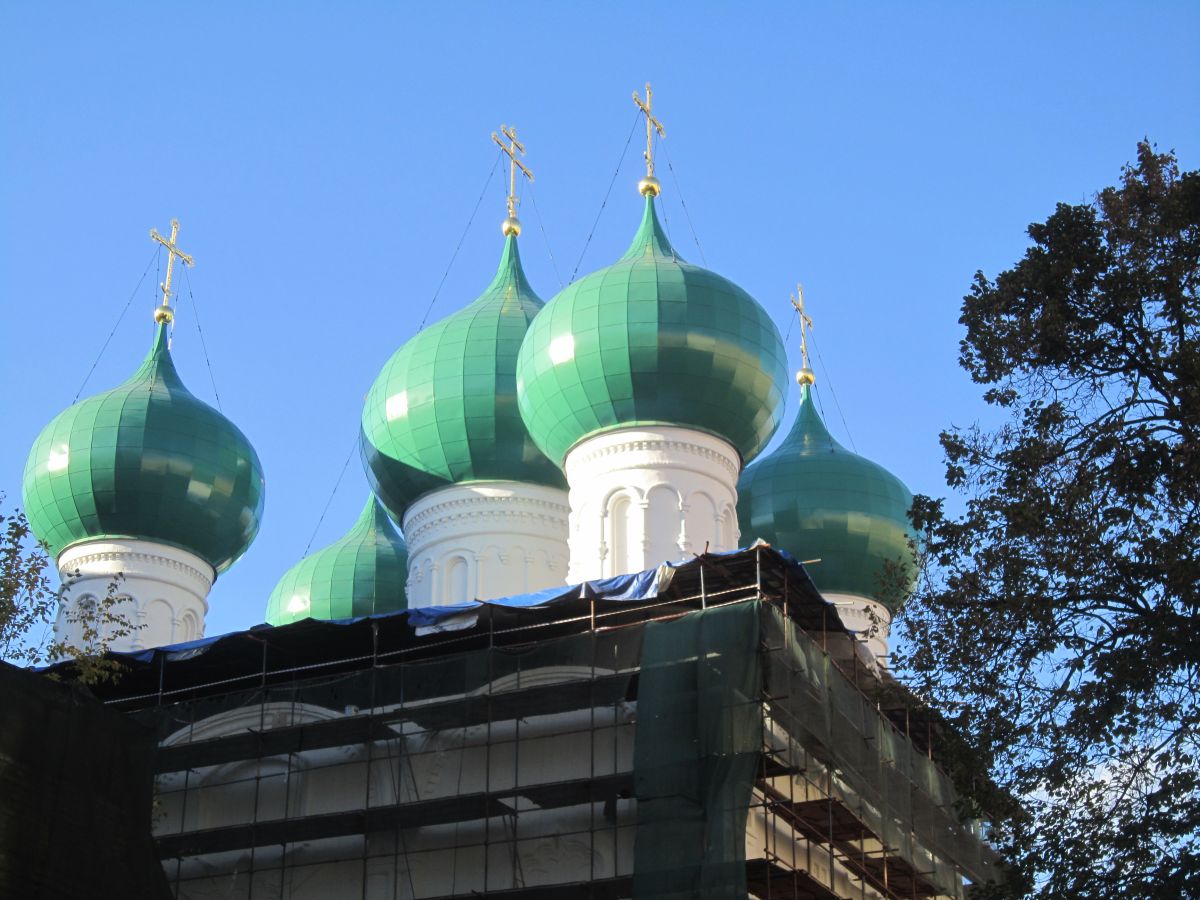 Церковь Рождества Пресвятой Богородицы в Бутырской слободе, Бутырский (Северо-Восточный административный округ (СВАО), г. Москва). документальные фотографии, Купола  xрама