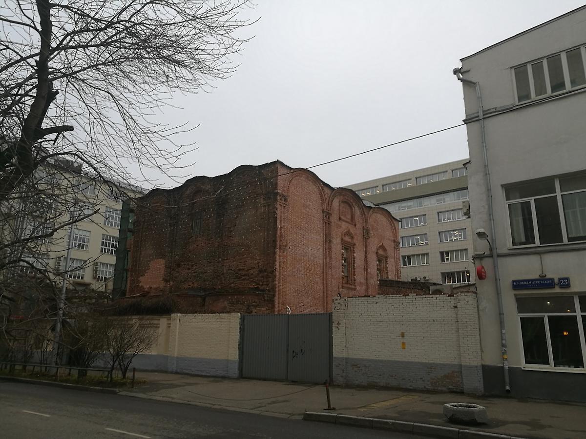 фасады. Церковь Рождества Пресвятой Богородицы в Бутырской слободе, Бутырский (Северо-Восточный административный округ (СВАО), г. Москва)