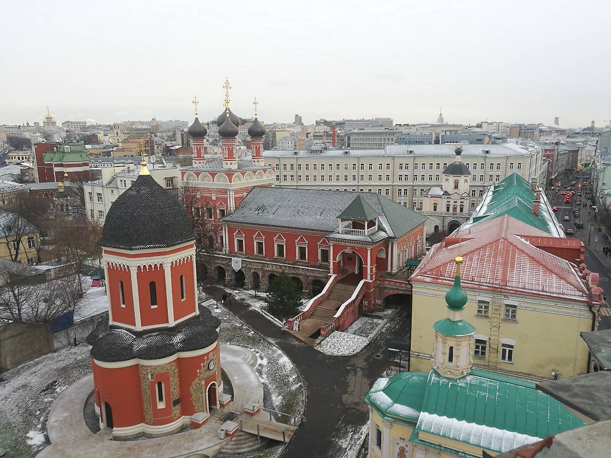 фасады. Высоко-Петровский монастырь, Тверской (Центральный административный округ (ЦАО), г. Москва)