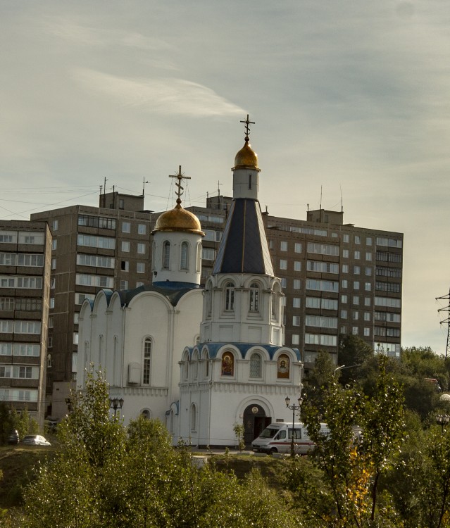 Спас на водах мурманск высота. Спас на Водах Мурманск. Храм Спаса Нерукотворного образа "спас на Водах". Храм Владимира Мурманск. Введенский храм Мурманск.