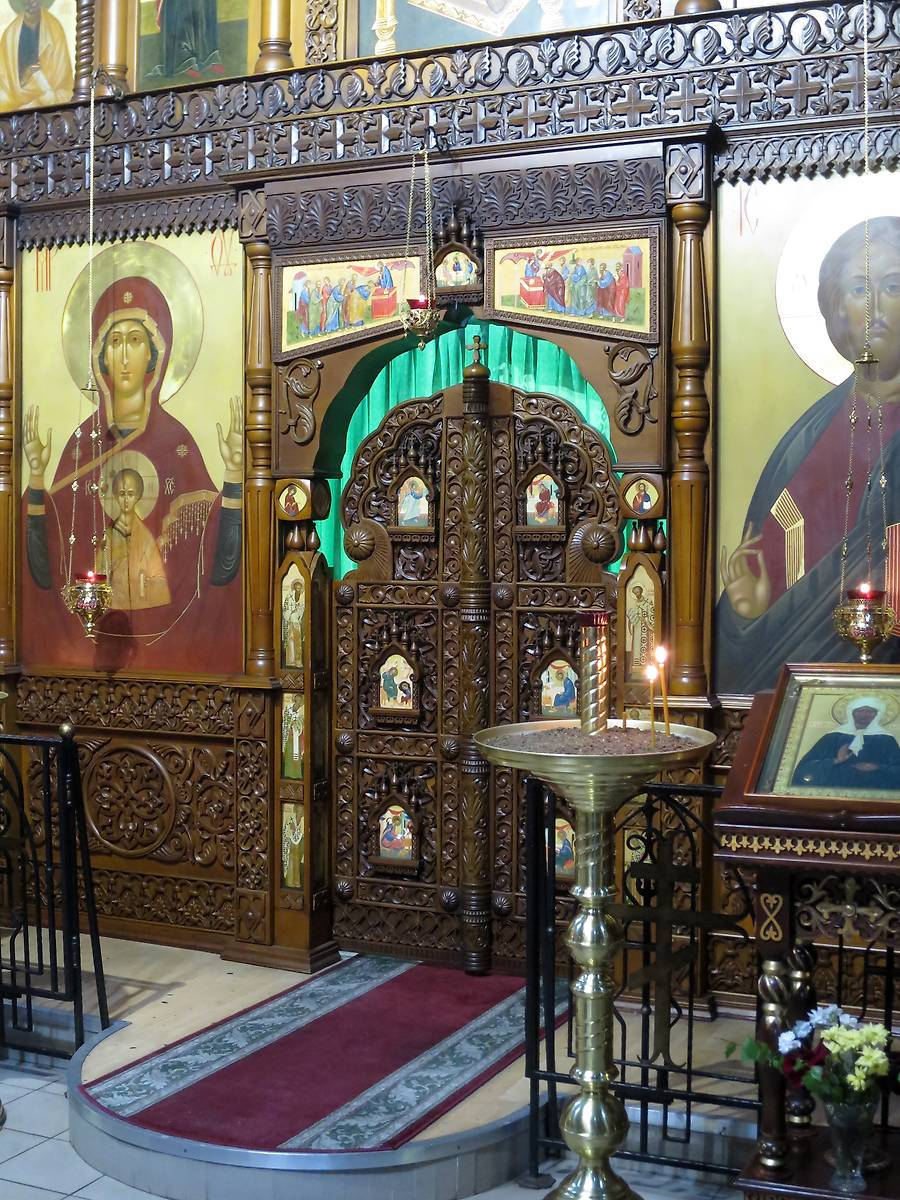 Царские врата, интерьер и убранство. Церковь Спаса Нерукотворного Образа ("Спас на водах"), Мурманск (Мурманск, город, Мурманская область)