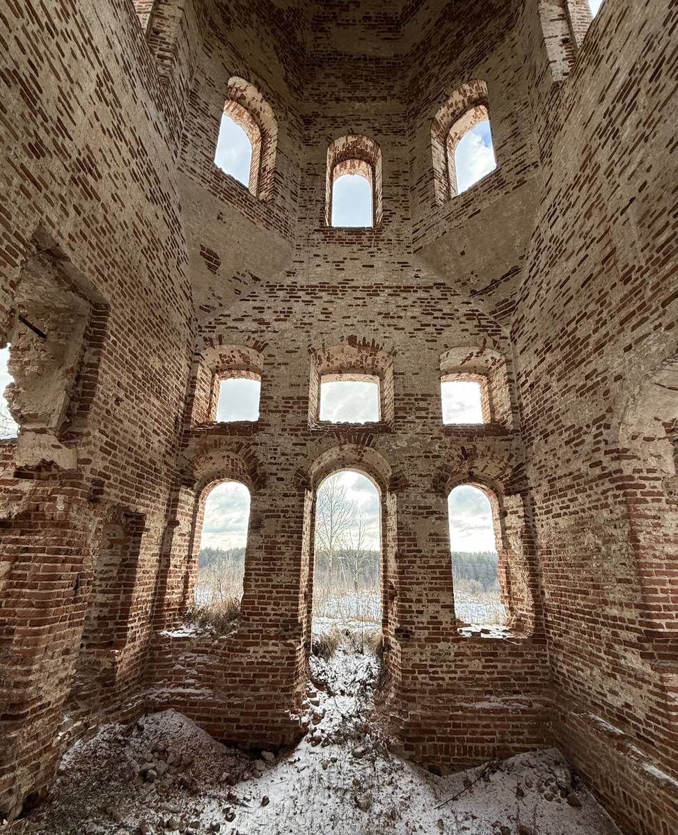 Церковь Иоанна Дамаскина, Многополье (Белёвский район, Тульская область). интерьер и убранство, Южная стена основного объема