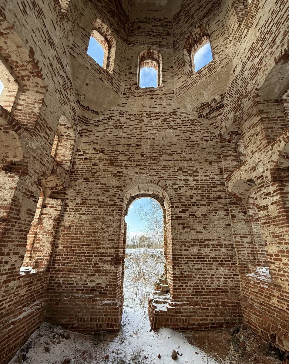 Церковь Иоанна Дамаскина, Многополье (Белёвский район, Тульская область). интерьер и убранство, Западная стена основного объема