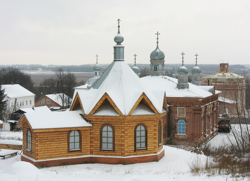 Введенская Макариевская пустынь, Жабынь, урочище (Белёвский район, Тульская область). общий вид в ландшафте