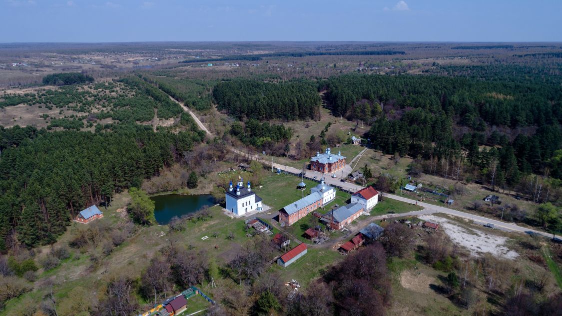 Введенская Макариевская пустынь, Жабынь, урочище (Белёвский район, Тульская область). общий вид в ландшафте
