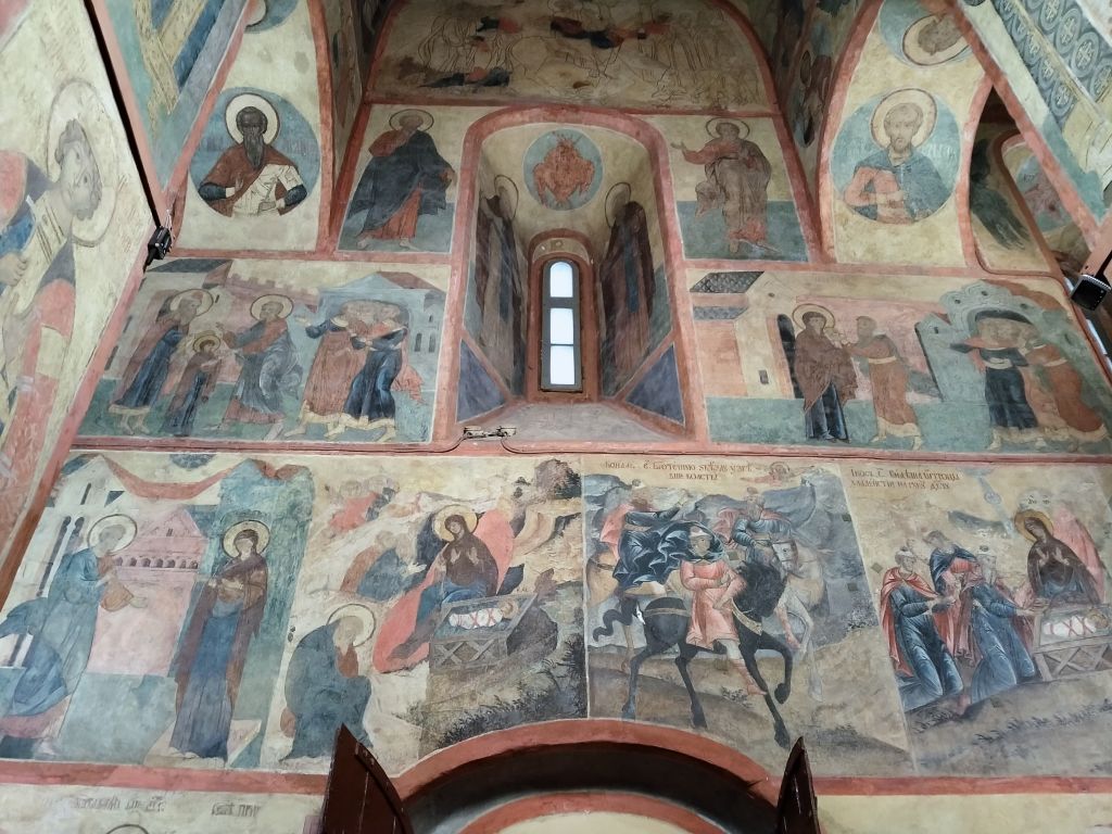 Кремль. Церковь Ризоположения (Положения честной ризы Пресвятой Богородицы во Влахерне), Тверской (Центральный административный округ (ЦАО), г. Москва). интерьер и убранство, настенная роспись