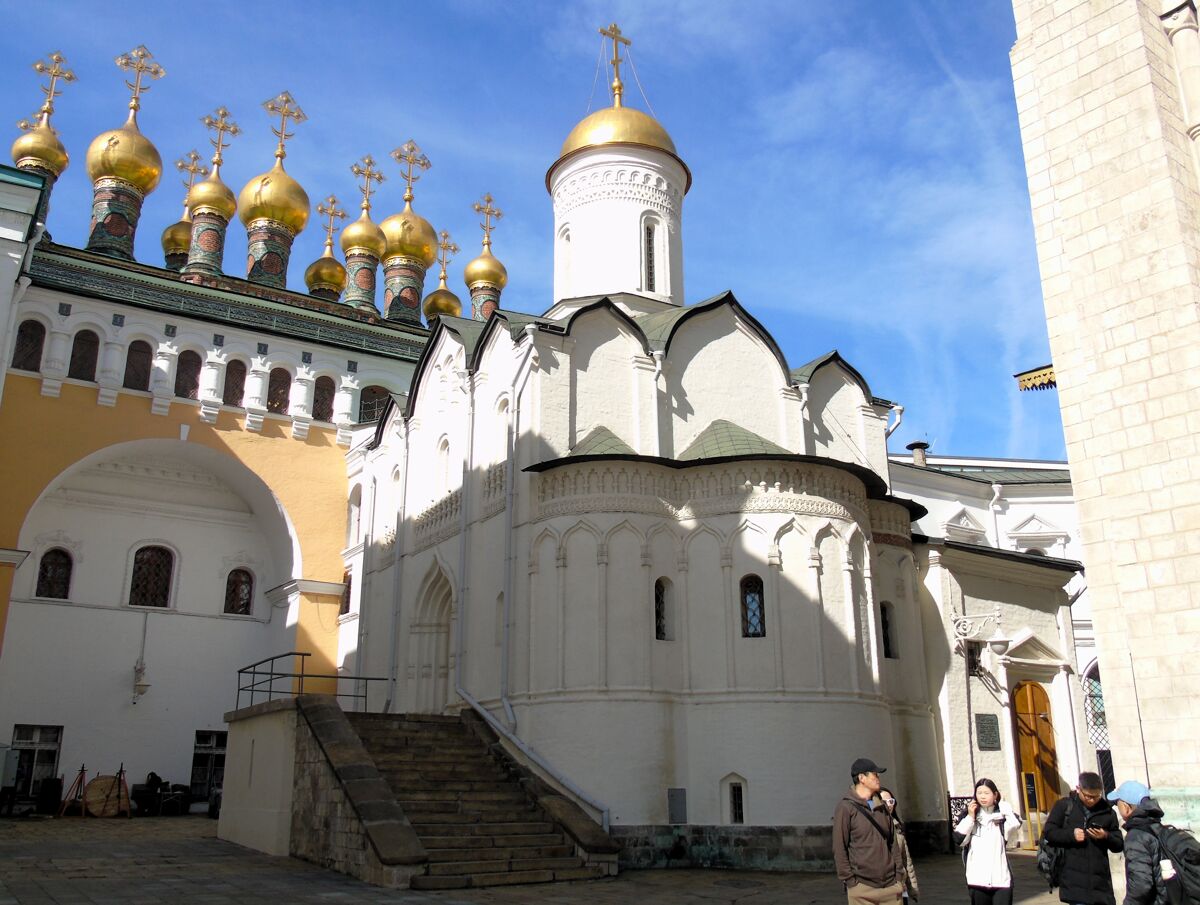 Кремль. Церковь Ризоположения (Положения честной ризы Пресвятой Богородицы во Влахерне), Тверской (Центральный административный округ (ЦАО), г. Москва). фасады