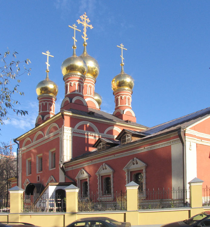 Арбат. Церковь Николая Чудотворца на Щепах. фасады