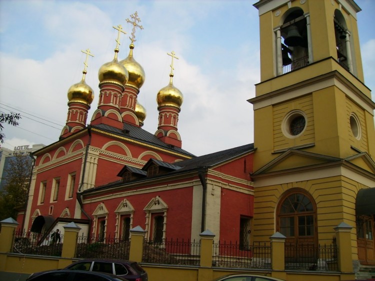 Арбат. Церковь Николая Чудотворца на Щепах. фасады