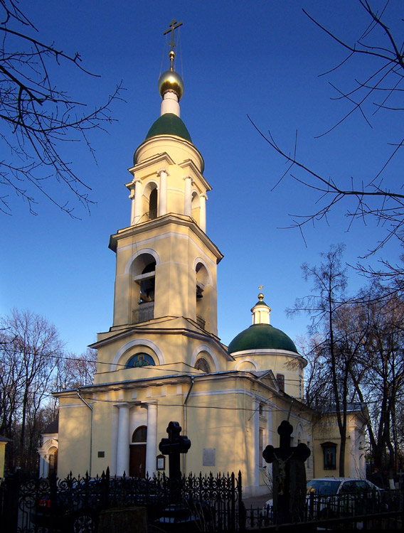 Церковь Воскресения Словущего на Ваганьковском кладбище, Пресненский (Центральный административный округ (ЦАО), г. Москва). фасады