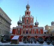 Церковь иконы Божией Матери "Знамение" на Шереметевом дворе, Северный фасад храма<br>, Москва, Центральный административный округ (ЦАО), г. Москва